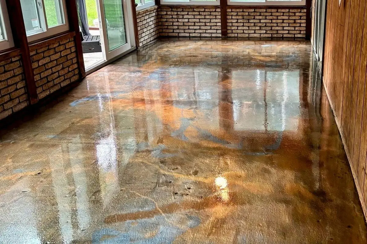 Stone epoxy texture