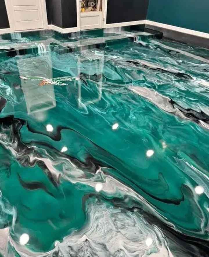 Epoxy flooring installation example in Dallas-Fort Worth